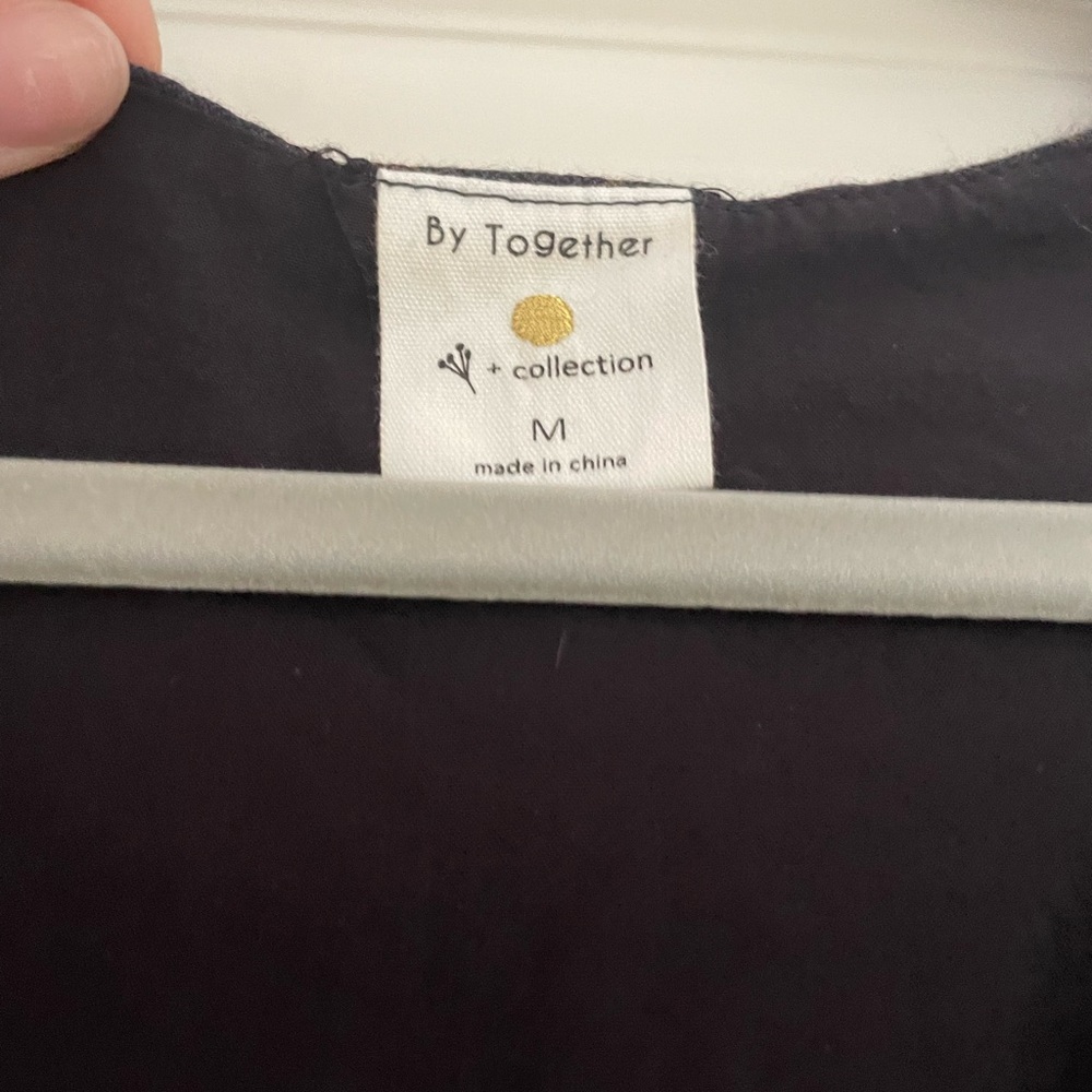 Blue puffy sleeved mini dress